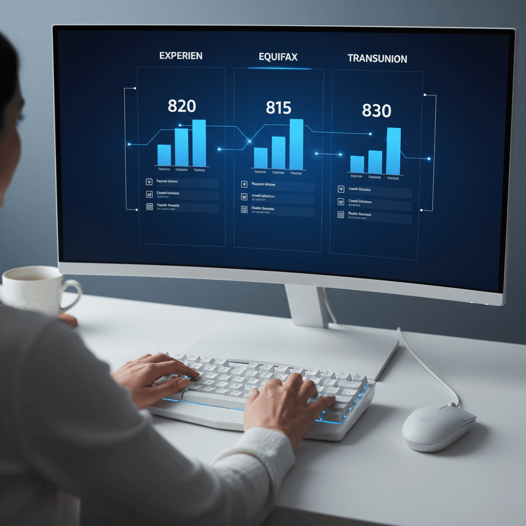 Unified credit bureau data on a single dashboard